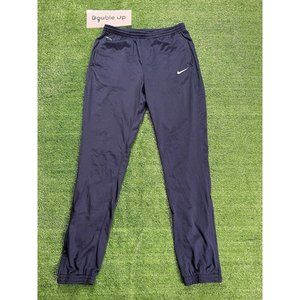 NIKE Womens Sweatpants Dri-Fit Knit Blue White Rare Size Medium